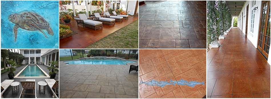 Brevard County Stamped Concrete Concrete Overlays Palm Bay Melbourne Titusville Cocoa Cocoa Beach Merritt Island Mims Central Florida Fl